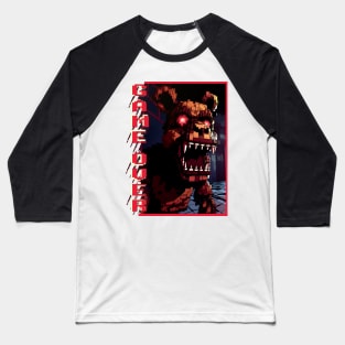 Freddy Game Over Baseball T-Shirt